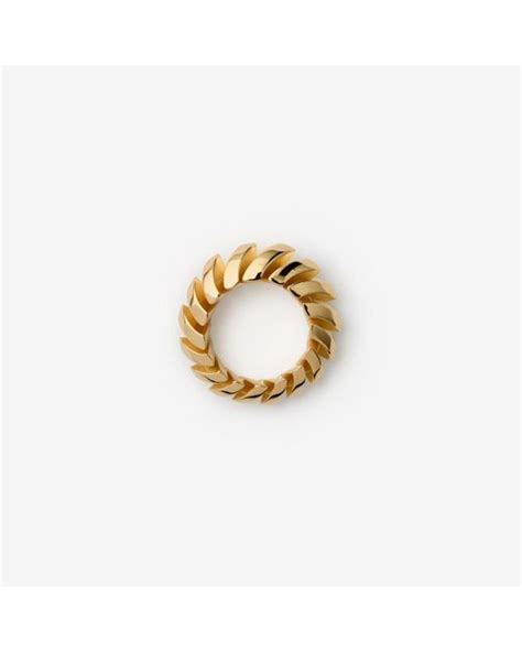 burberry gold thorn ring.